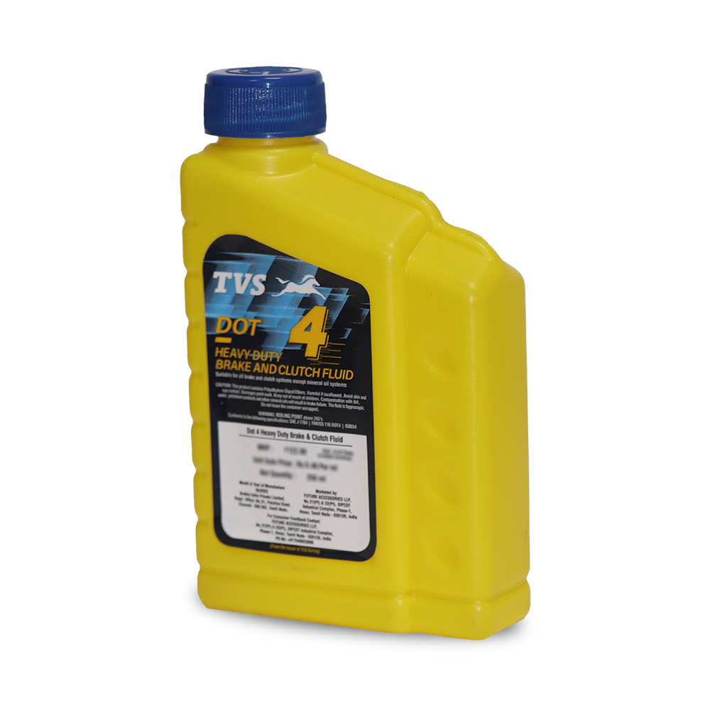 TVS DOT4 - Heavy Duty Brake and Clutch Fluid 250ml.